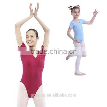 Sexy Ballet Leotard Girls Short Sleeve Leotard Gymnastics Leotard