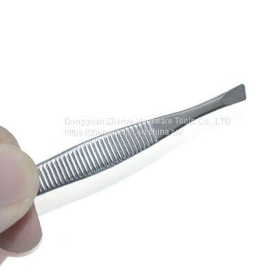 Oblique Head Eyebrow Clip, Small Tweezers, Hair Removal Forceps, Eyebrow Trimming Clip, False Eyelash Clip, Hair and Beard Tweezers, Beauty Makeup Tools photo-3