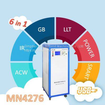 IDI MN4276PH 6 in 1 ACW/IR/GND/LLT/LC/POWER/RUN Electrical Safety Tester Automatic Safety Test System
