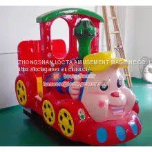 Guangdong Zhongshan Tai Le Play Indoor and Outdoor Coin-operated Self-service Rocking Car FRP Swing Machine Cartoon Train Steering Wheel Music Children's Seats photo-3