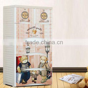 Household 5-layer Cartoon Design Baby Clothes Keyway Plastic Drawer Supplier's Choice photo-4