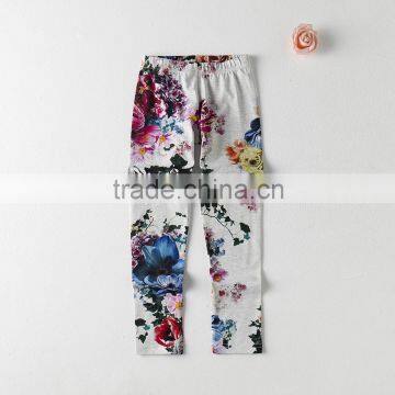 girls tight pants with all over printing