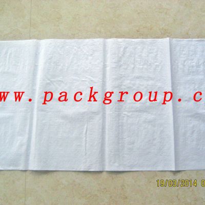 white pp woven bags