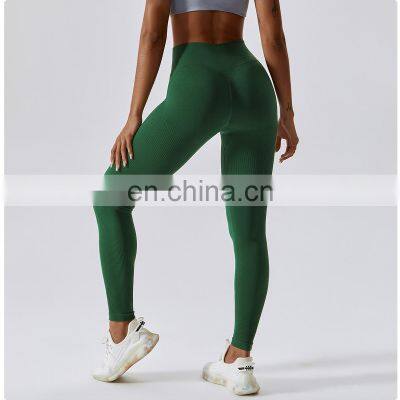 High Quality Scrunch Booty High Waist Peach Hip Yoga Gym Leggings Women Workout Fitness Sports Active Pants Clothing For Women photo-4