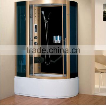 China manufacturer ABS tray 6mm glass shower cabin