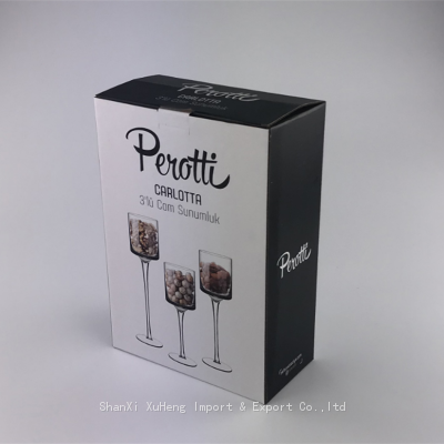 Set Of 3 Pieces Long Stemmed Clear Floating Votive Candles Holder Glass Wholesale photo-4