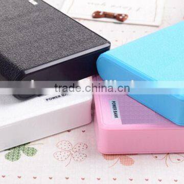 2015 Hot Selling Fashion Leather Power Bank High Quality Charger photo-3