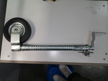 TOWKING 48mm Ribbed Trailer Jockey Wheel 350kg photo-3