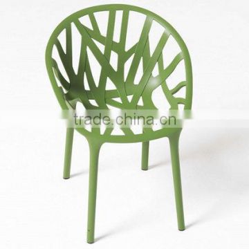 Replica wholesale plastic green color Vegetal Chair by Ronan & Erwan Bouroullec , vegetal chair for outdoor garden