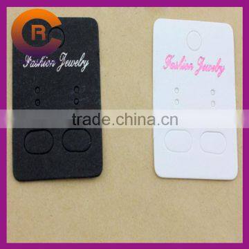 white and black jewelry holders necklace display card customized