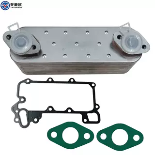 Mercedes-Benz oil cooler core mat OM457 engine parts heater A0021888001 original factory