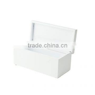 High end quality best selling White Hinged Vanity Box from Vietnam