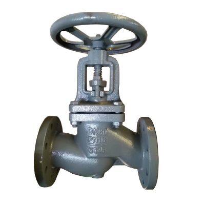 DIN Cast Iron Globe Valve Size DN50-DN250 PN10/PN16 Compliant with DIN 3356 Standards