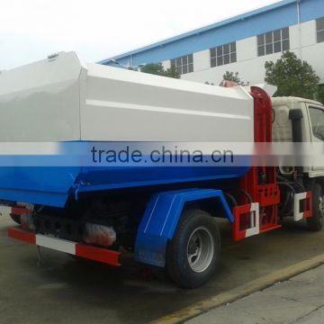 Dongfeng small hook lift garbage truck,5m3 new garbage truck