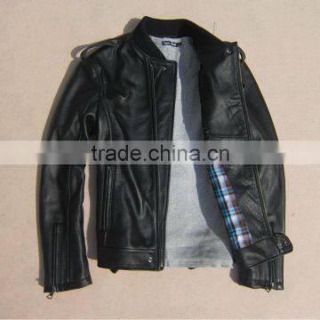 men's leather jacket