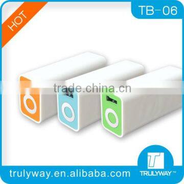 TB-06 2600mAh single USB power bank for smart phones and digital devices