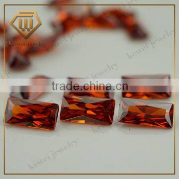 loose cubic zirconia for good selling rectangle shape cz gems