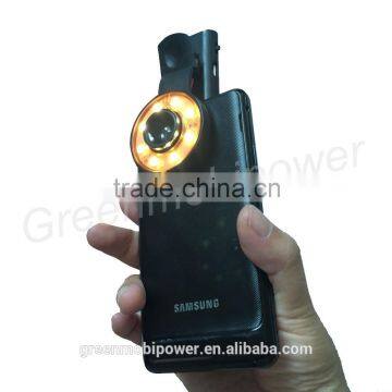 Mobile phones with fisheye fill light