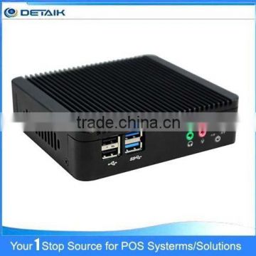 DTKBT19A Quad Core Bay Trail Ultra Thin Fanless Nano Computer Support Win 8 / Android Mini PC