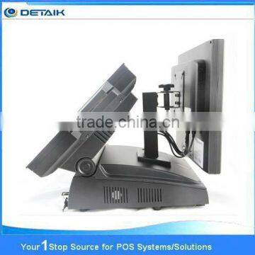 DTK-POS1568 OEM Accepted 15 Inch Dual Screen Touch Screen EPOS