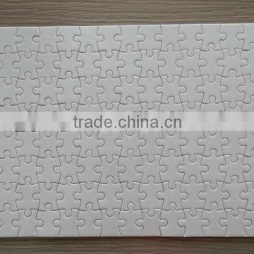 white blank sublimation puzzle, white blank jigsaw puzzles