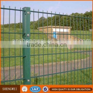 Electro galvanized and powder coated 2500mm high 2D fence