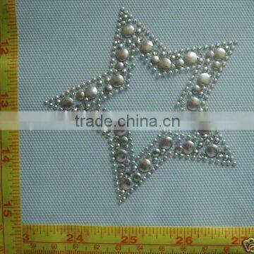 Hot Fix Iron on Appliques, Rhinestud Heat Transfer, Hot Fix Heat Press star