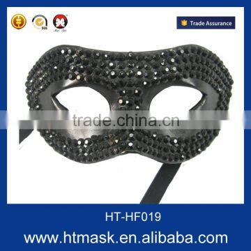 Custume Carnival Accessories HT-HF019 Plastic Half Face Party Eye Mask and Custom Eye Mask