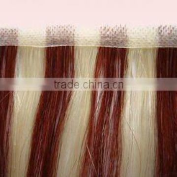 Beautiful Colored Remy Hair Extension,Tape Hair Extensions Free Sample