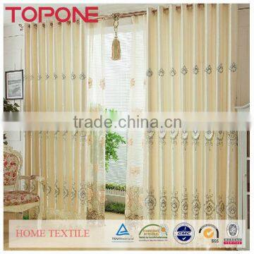 High grade blending polyester luxury three-dimensional jacquard window models for bedrooms