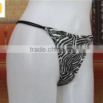 Leopard Sexy Mature Underwear With Sequin,sexy Panty G-string photo-2