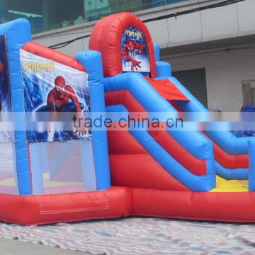 new design inflatable spider man bouncy castle / inflatable bounce castle