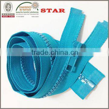 plastic zipper as garment accessories for garments