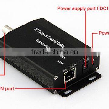 High Quality 1bnc Port Ethernet Over Coaxial Coaxial Converter for Cctv ip Camera Bnc to Rj45 Converter photo-5
