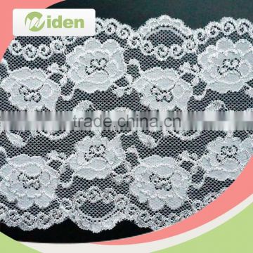 Swiss voile lace in Switzerland floral patterns net lace fabric stretch lace                        
                                                                                Supplier's Choice