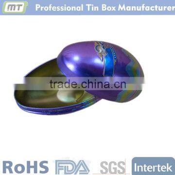 superior quality egg shaped tin box wholesale