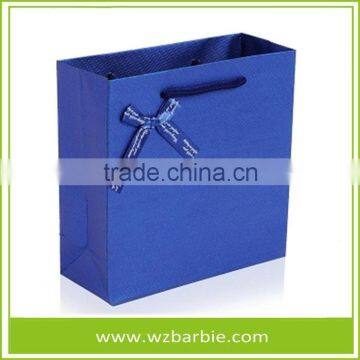 Recyclable High Quality Fashion Style Paper Shopping Bag With Logo