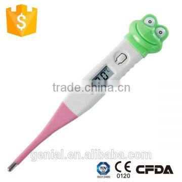 2016 Hot Sale Digital Baby Thermometer Cartoon Thermometer Have Hard Tip and Flexible Tip With CE. Take Care of Baby Healthy