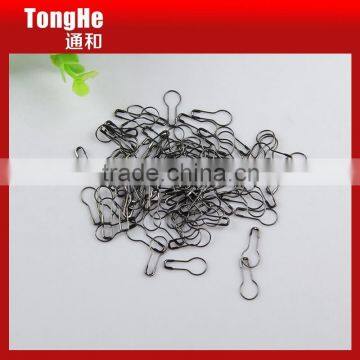 Hot selling black Iron pear shaped safety pins