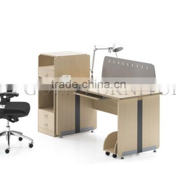 General Use PC style Wooden Aluminum Partition Cubicle for Small Office ( SZ-WS436)