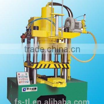 Electric power press machine with different shapes of roofing tile parts