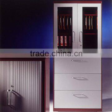 Slim Edge Metal Open Shelf Office Cabinet photo-5