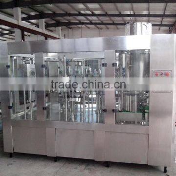 Food sanitary stainless steel XGF-18-18-6 model drinking water washing filling capping machine