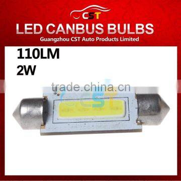 Hot Sale Factory Price Festoon LED Bulb 2W 110LM COB Car LED Light 12V Led Auto Lamp