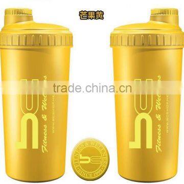 New BPA Free 700ml Protein Nutrition Supplements Shaker Bottle popular