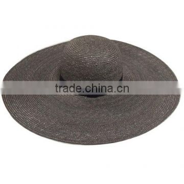 brown dying natural straw big ladies beach hat