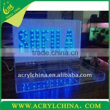 2013 2011 Lastest Acrylic Led Display Plexiglass Led Advertising Display