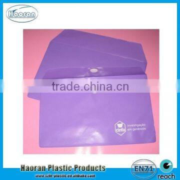 Hot Selling PVC Plastic Envelope Folder, Plastic Car Documet Folder