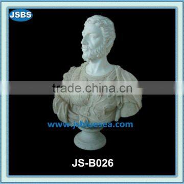 carved stone antique soldier statue