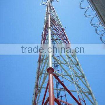3-leg tubular wifi communication towers